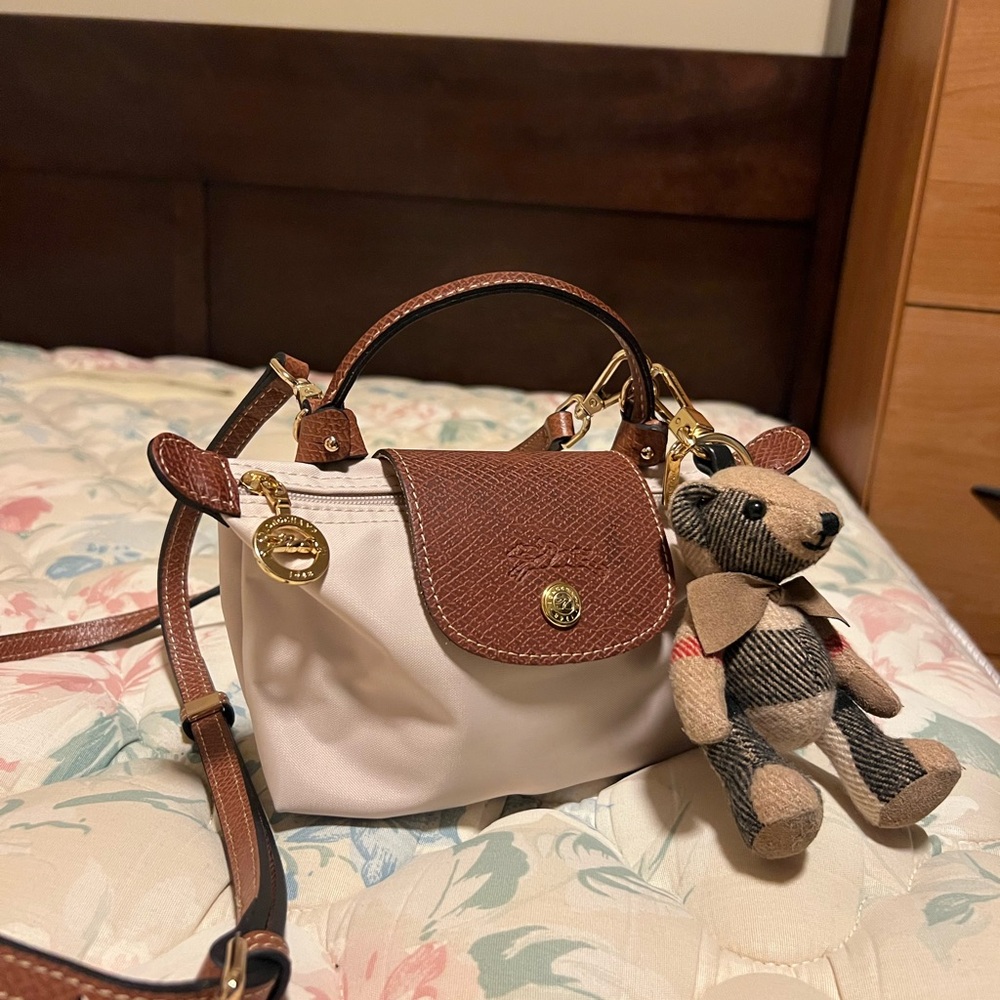Longchamp Le Pliage Original Pouch (BEAR CHARM NOT INCLUDED)